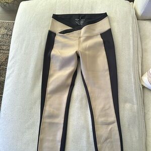 Tan Lines tan and black leggings